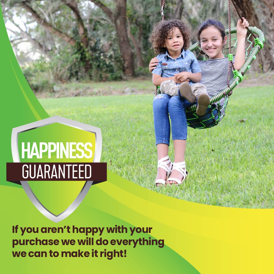 Swurfer Tree Swing – Swing Chair, Outdoor Swings for Kids, Tree Swings for Kids and Adults Outdoor, Weather Resistant, Heavy Duty Metal Frame Multi-Position, Ages 4 and Up, Holds up to 200lbs