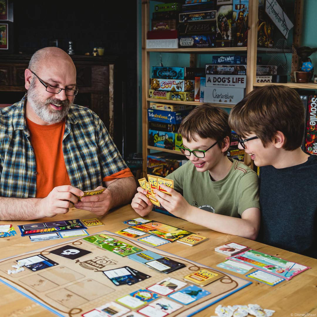 Disney Pixar Toy Story Cooperative Deck-Building Game | Family Board Game Featuring Characters and Artwork from Toy Story Movies and Short Films | Officially Licensed Disney Pixar Merchandise