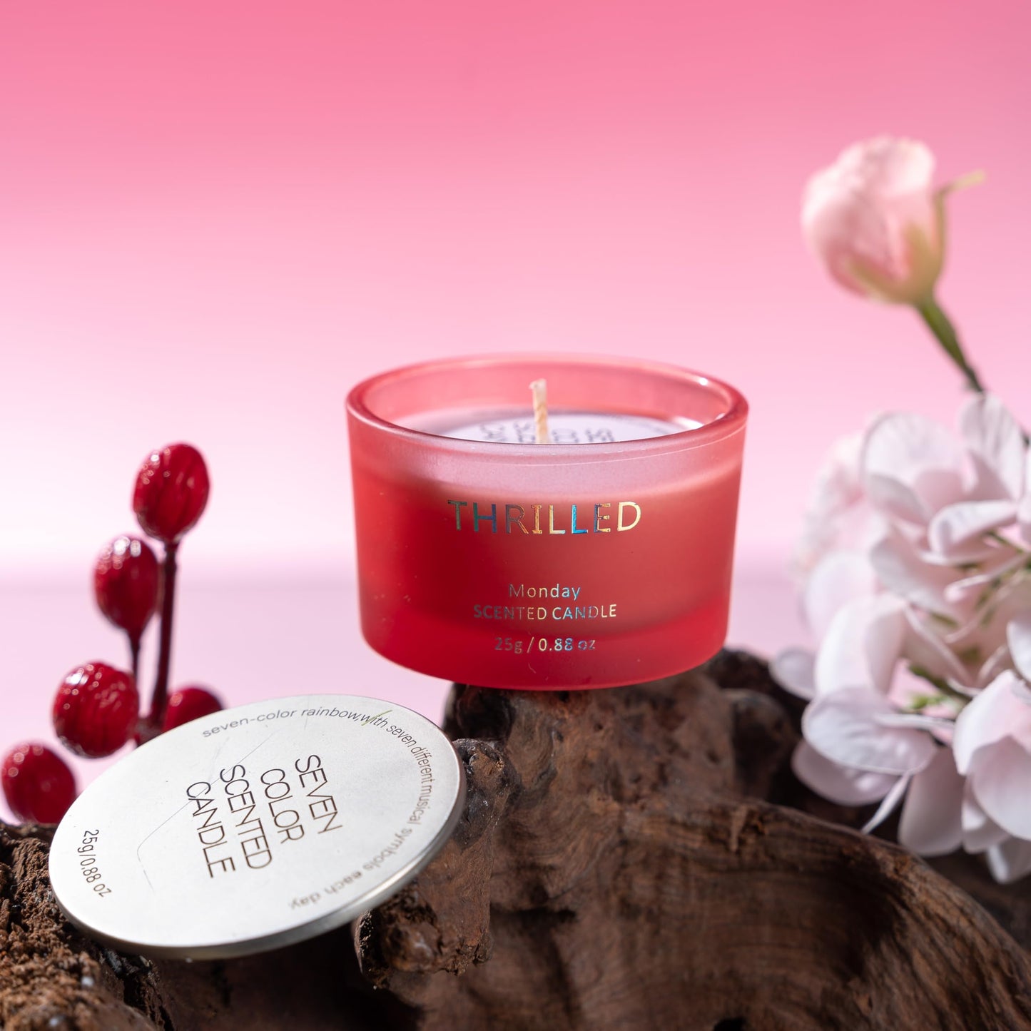 7-Day Rainbow Candle Set – The Perfect Mother's Day Candle Gift | Self-Care and Stress Relief Aromatherapy Candles - Family Relaxation Candle Set | Customers' Favorite Find!