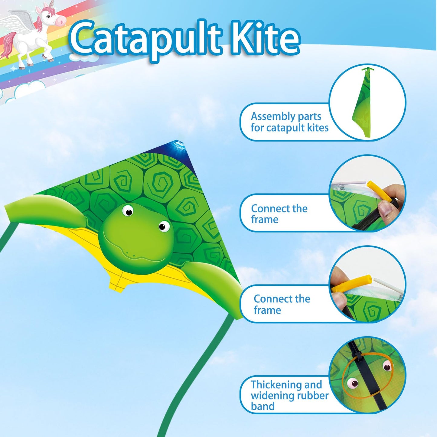 YongnKids 6 Pack Mini Kite for Kids&Adult, Finger Launcher Kites Easy to Fly on Beach| Park|Plaza|Garde|Backyard, Birthday Easter Gifts for Boys Girls Ages 3 4 5 6 7 8-18 Years Outdoor Toys