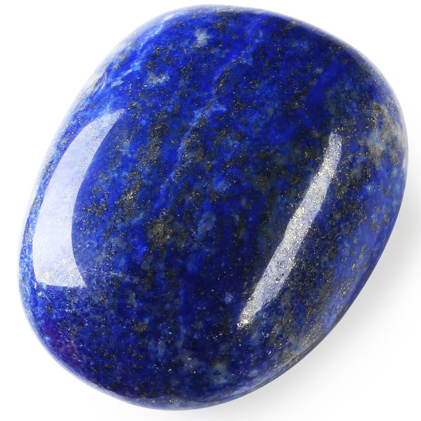 MAIBAOTA 1.6-2.0" Lapis Lazuli Crystal Large Lapis Lazuli Stone Reiki Natural Tumbled Polished Stones for Energy Witchcraft Therapy Meditation DIY Crystals for Protection