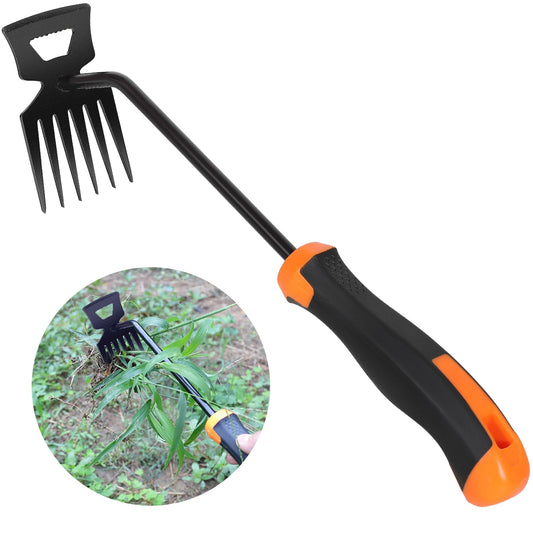 Darligame Weed Remover Tool,Portable Garden Weeder Tool,Gardening Weeding Tools,Manganese Steel Weeding Tools,for Hand Weeder for Vegetable Gardening Backyard Farm Planting & Uprooting Weeding Tool