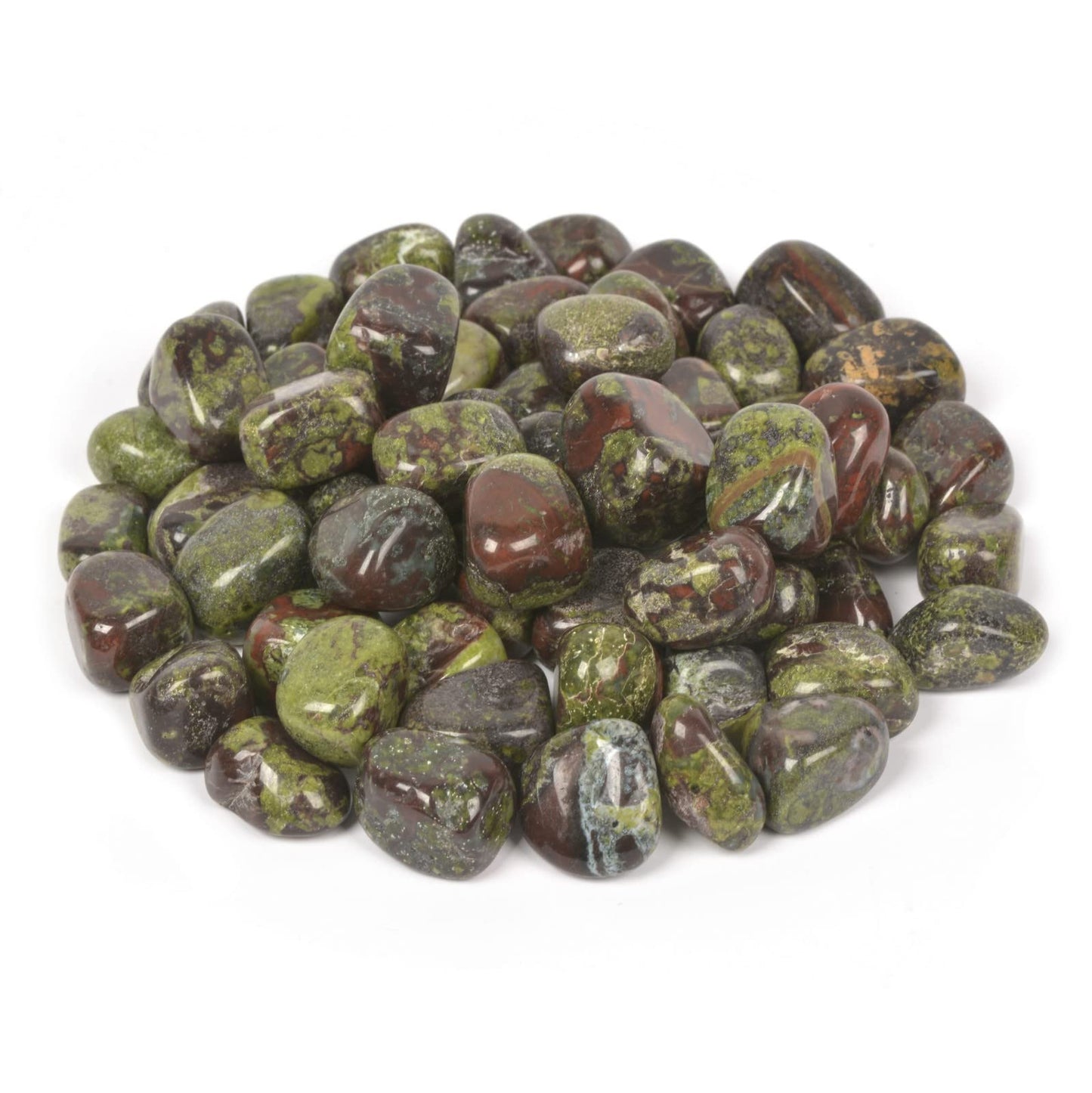 Dragon Blood Jasper Polished Chips Crushed Tumbled Stone Crystal Healing Embellishments 100 grams
