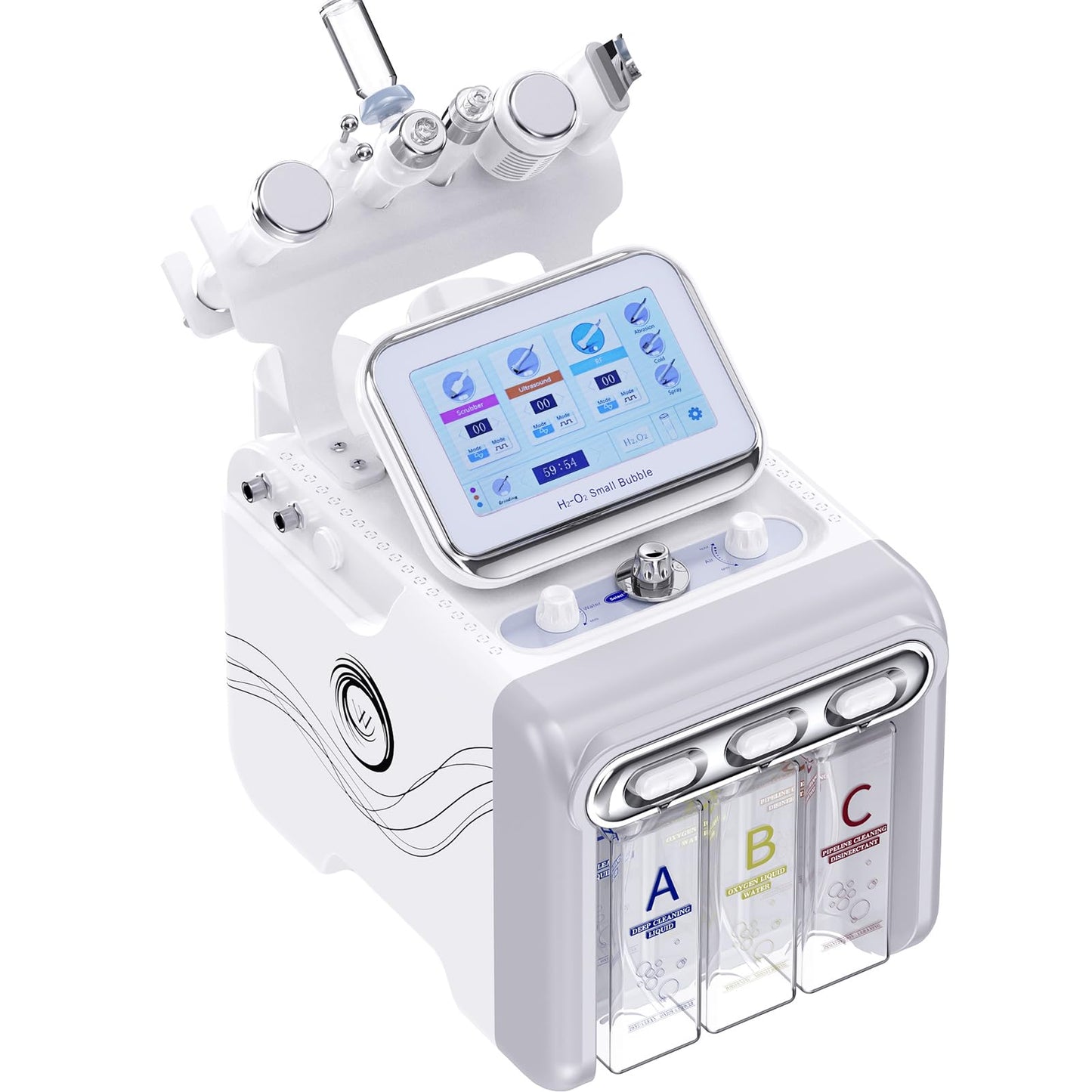 Hydrogen Oxygen Machine Professional Hydrogen Oxygen Facial Machine Household Salon Skin Care Devices for Face Moisturizing