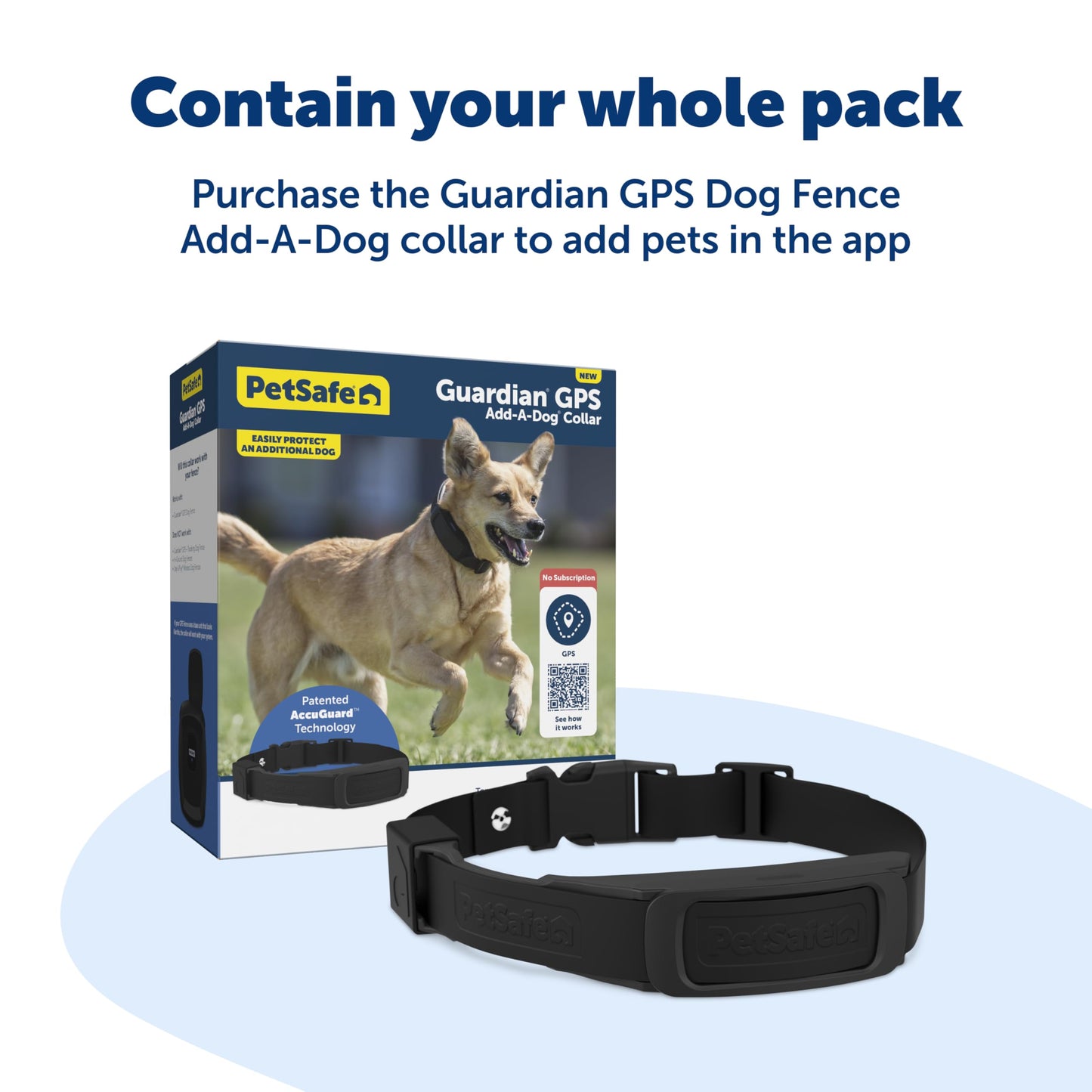 PetSafe Guardian GPS Dog Fence - Advanced AccuGuard Technology - Wireless Virtual Fence - No Subscription Required - Waterproof Collar with Long Lasting Battery - Easy to Set Up