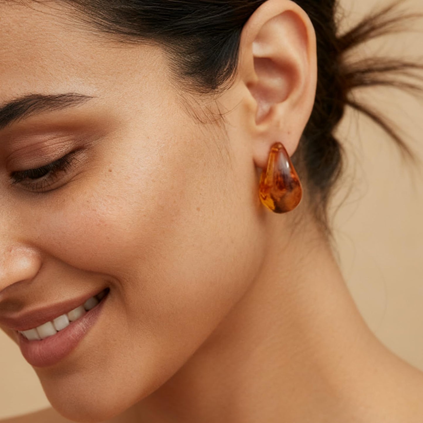 10 Pairs Chunky Gold Earrings for Women, Hypoallergenic Statement Hoops Earring for Multipack, Trendy Gold Chunky Hoop Earrings Jewelry for Gift (D-9 Pairs Gold)