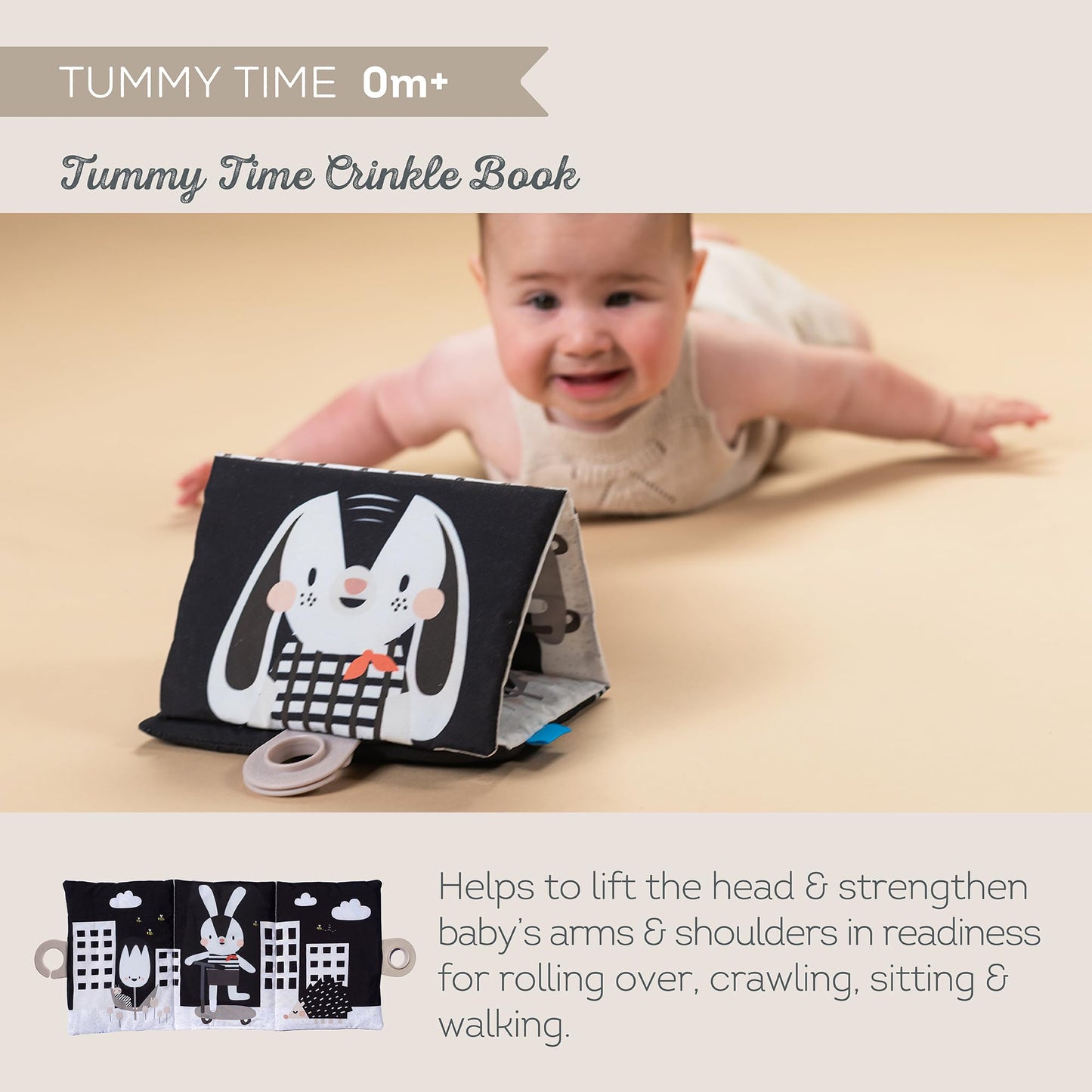 Taf Toys Black and White Newborn Kit - 10 Black and White Baby Toys, High Contrast for Newborn, Baby Essentials Must Haves, Tummy Time Toys for Motor Skills Infants Babies 0 3 6 Months