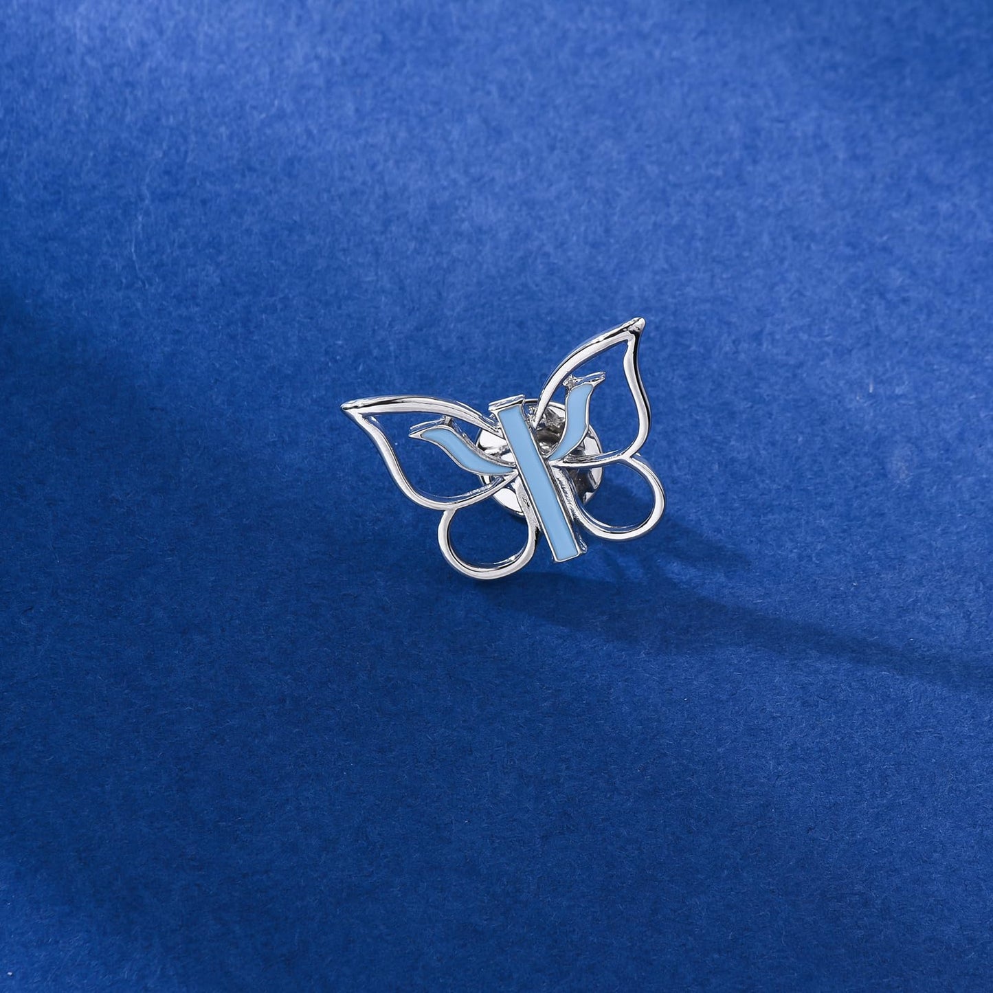 Dr's gift Psi Psychology Brooch Butterfly Pin Enamel Psi Symbol Lapel Badge for Psychiatrists Therapists Mental Health Advocates Graduation Jewelry Gift