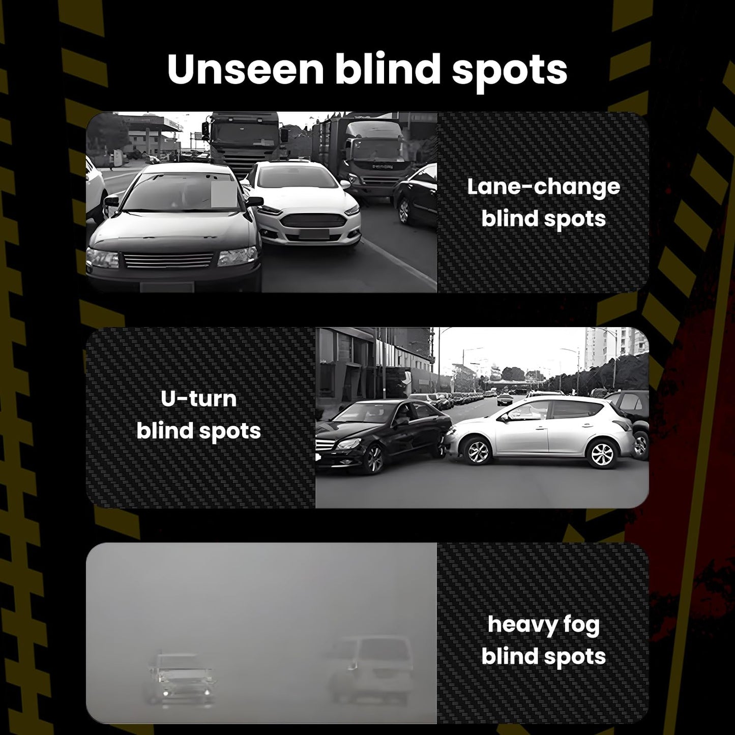 Ambient Light Blind Spot Detection for TSLA Model Y Juniper 2026 & Model 3 Highland 2024-2025 Multi Color Effect Warning Light Strip LED Safety Indication Monitor Accessories