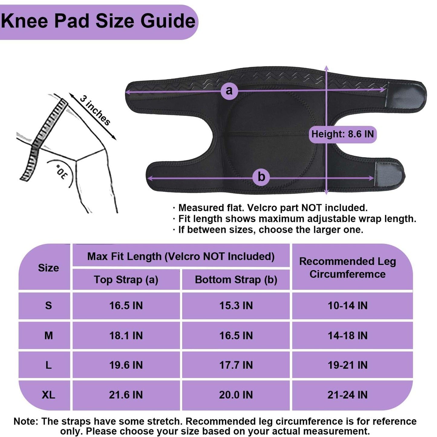 JYBTAA Women Knee Pads for Cleaning House Floors,Gardening Work,Carpet, Kneeling Kneepads with Soft Inner Liner, Adjustable knee pads Suitable for Adult and Elderly for Garden,Flooring Yard,Pink L, (1 Pair)