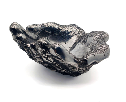5MOONSUN5 Hands bowl with antique Finish for keys For decorative use Silver Finish, Home Decor Accent Dish Key Bowl for Entryway Table, hand Sculpture Table Art Gifts Decoration