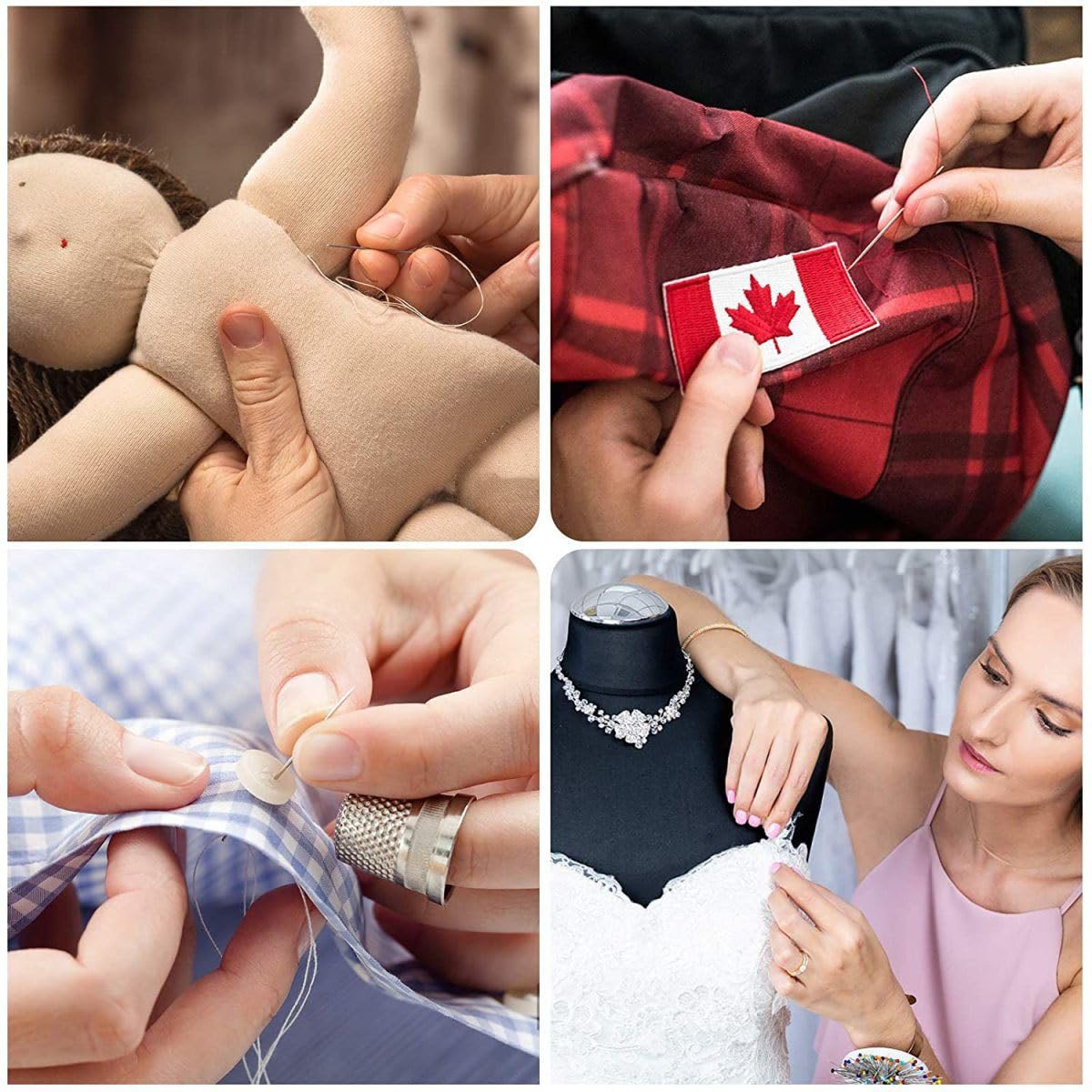 Sewing Kit for Adults,with Heavy Duty Fabric Tailor Scissors, 233 Pcs Newly Upgraded Hand Travel Sewing Kit Professional Needle and Thread Kit, Portable Sewing Supplies for Travel Home Beginners
