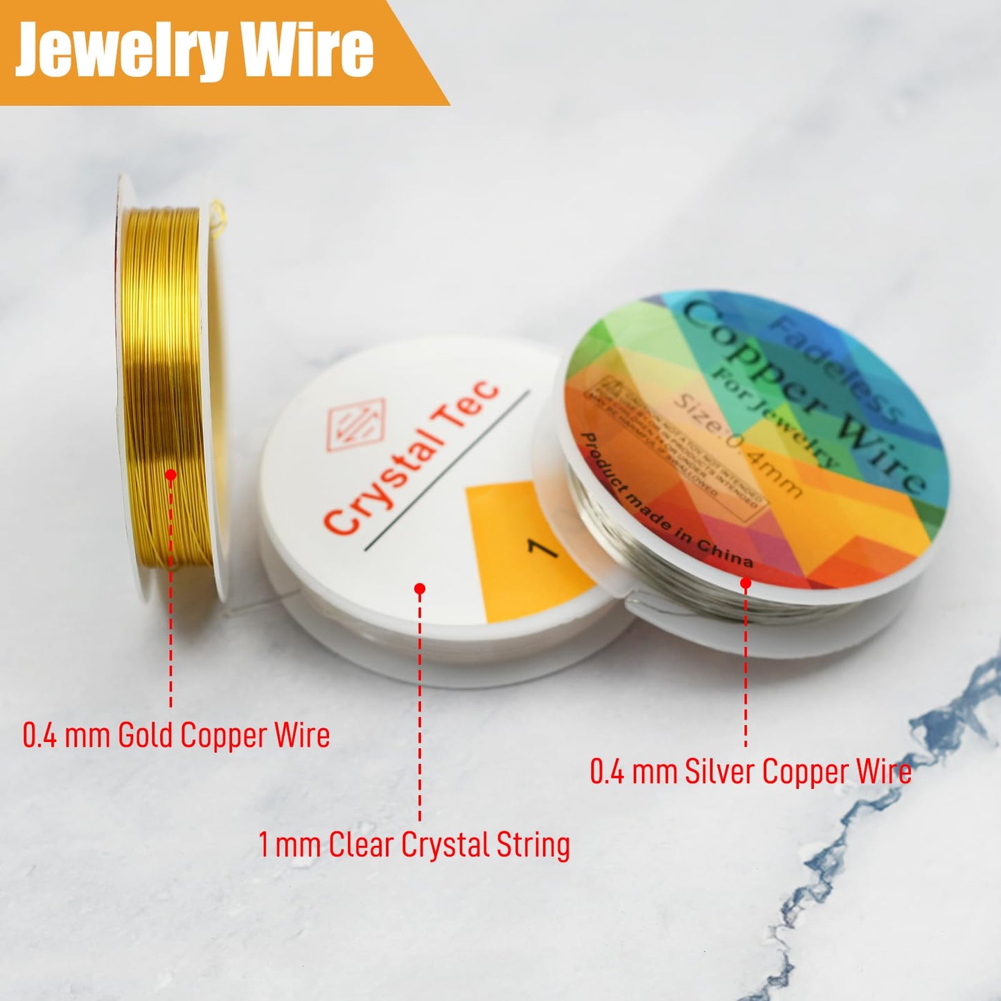 LYFJXX Jewelry Making Supplies Kit with Jewelry Pliers, Jewelry Wires and Jewelry Findings for DIY