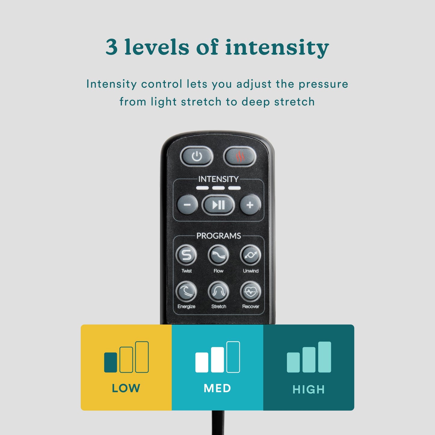 HoMedics Fitness Stretching Mat with Air Compression 3 Intensity Levels