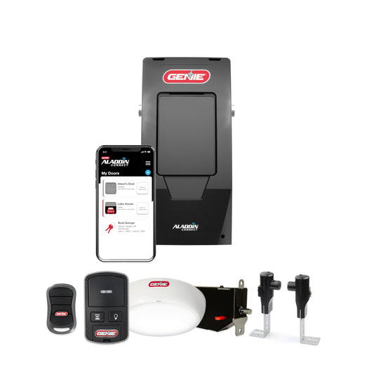 Genie 6172H-O Wall Mount Smart Garage Door Opener with Aladdin Connect, Wall Mounted Compact Space Saving Opener