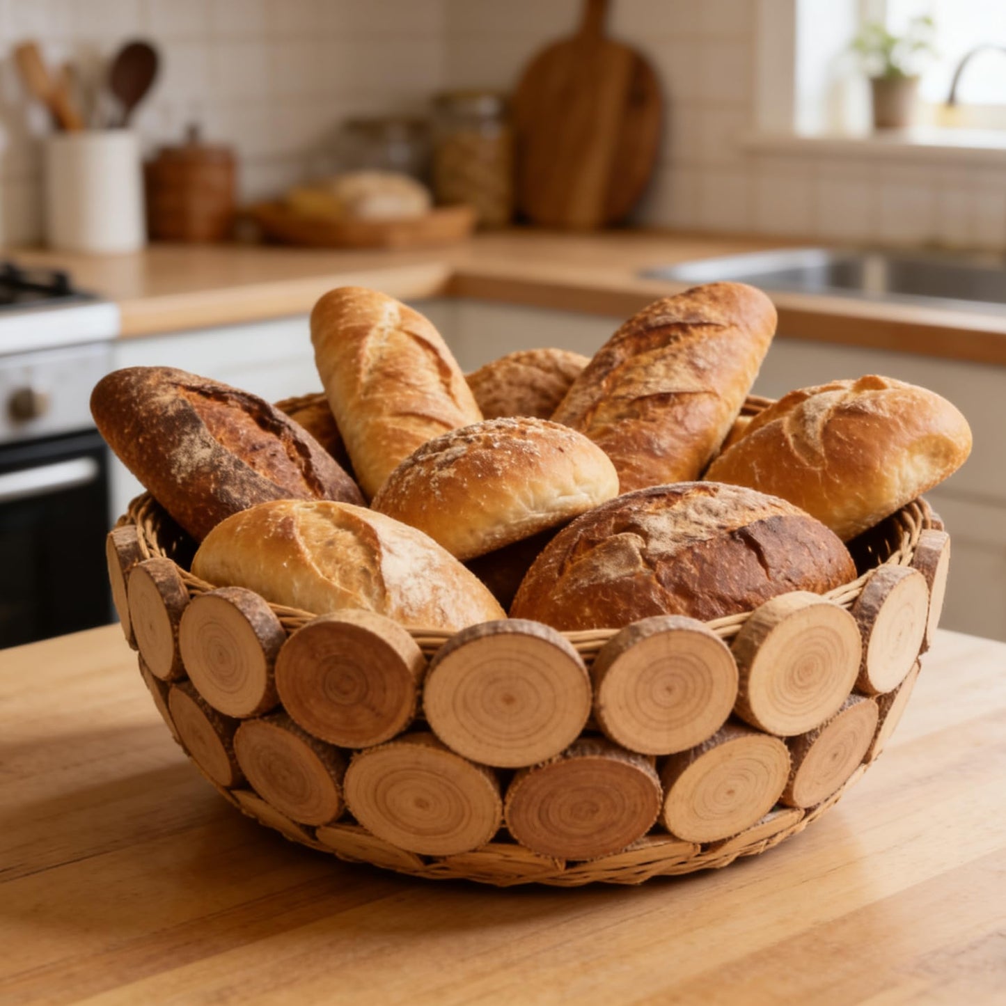 210pcs roundwood Slices,Chips! Perfect for Art and DIY Enthusiasts, These Chips can be Used to Create Your own vases or Decorate Party Walls with Unique Ornaments. (210)
