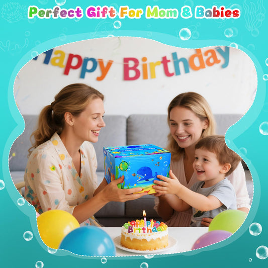 Montessori Toys for 1 Year Old, 40PCS Upgraded Fishing Game Toys for Toddlers 1-3, Educational Baby Toy for Color Sorting, Number & Alphabet Learning, Birthday Gifts for Baby Boy Girl Age 1 2 3