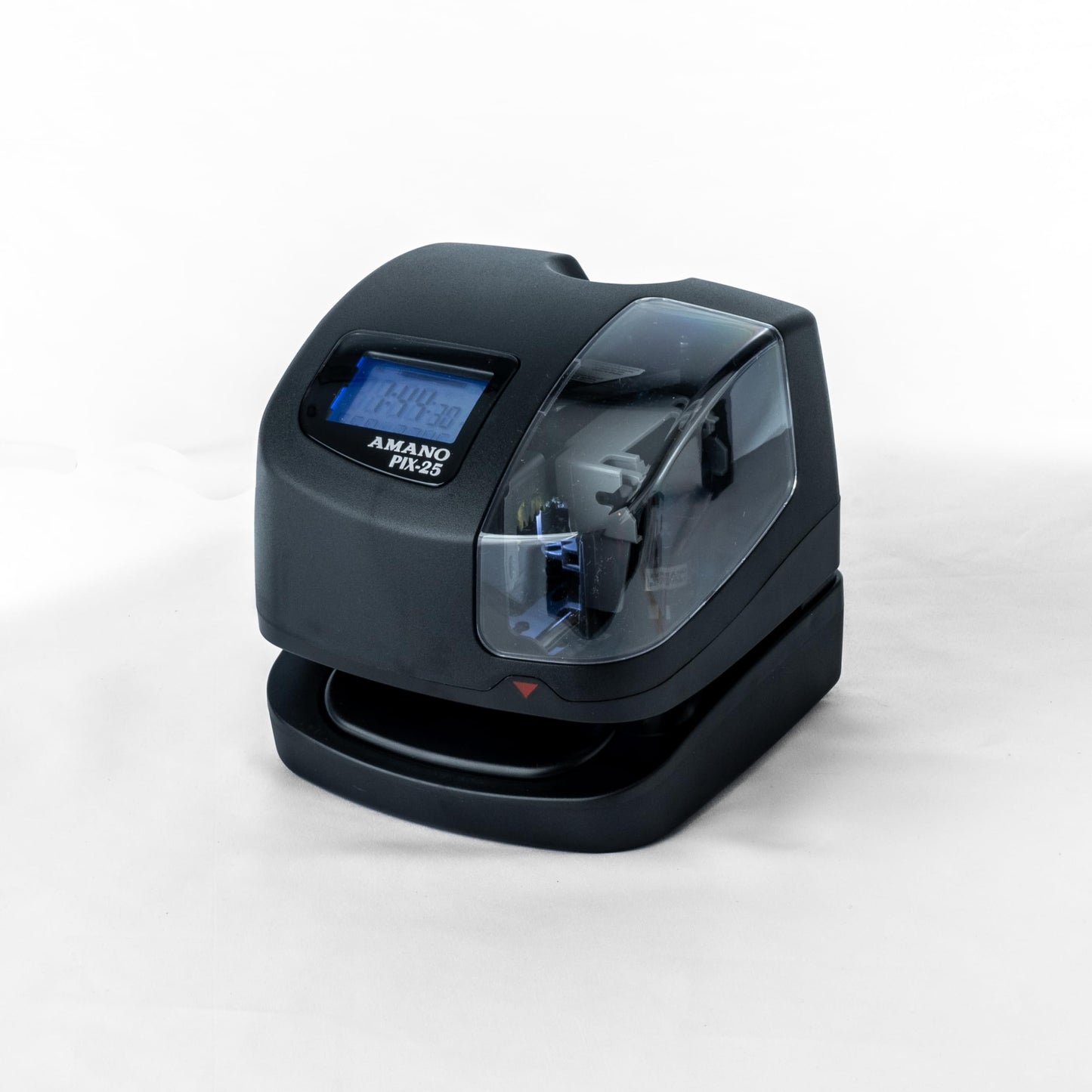 Amano PIX-25 Automatic Date & Time Stamp Machine — Digital Document Stamper for Office, Atomic Clock Accuracy, Electronic Time Clock for Employees, Made in USA