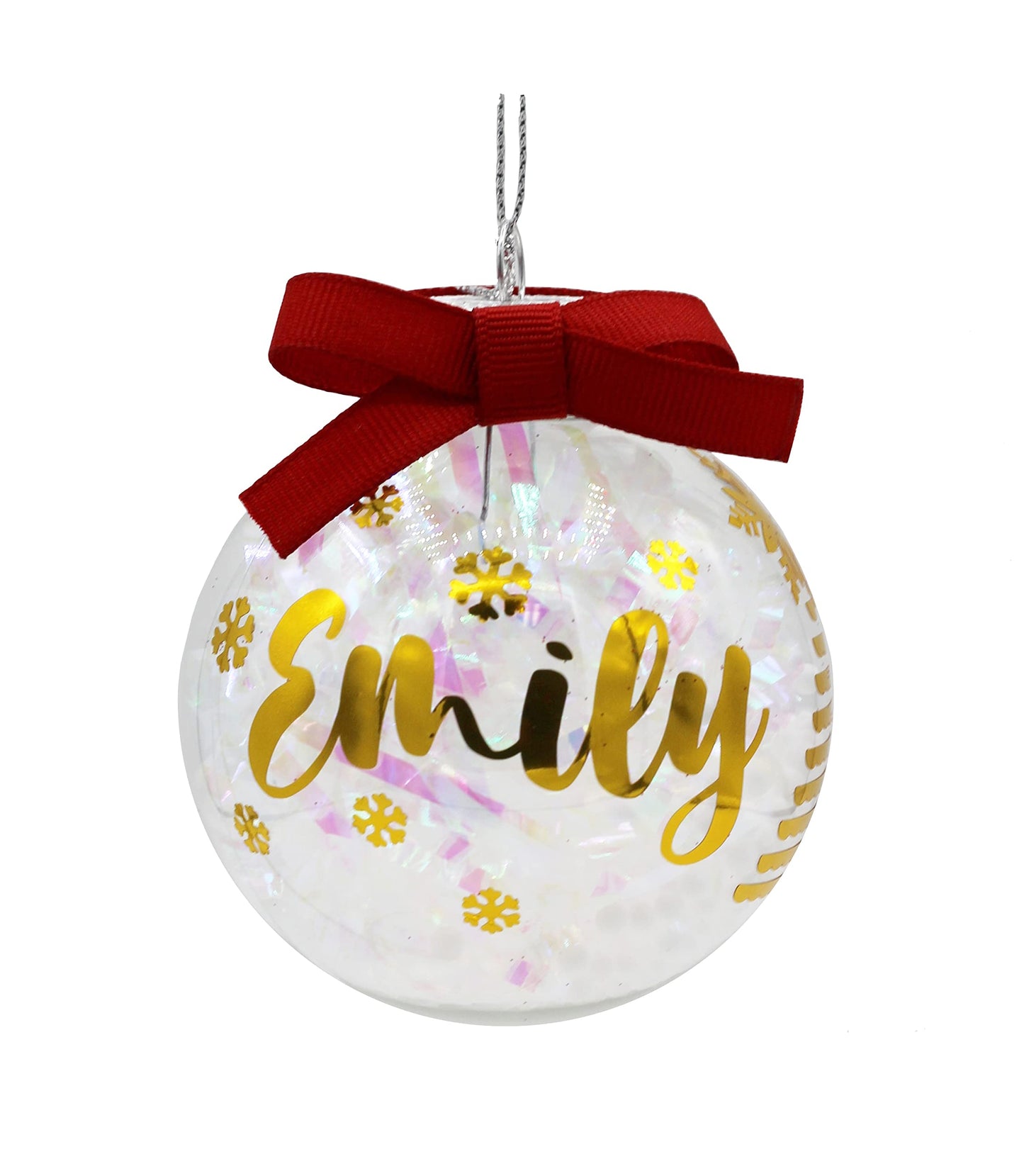 Creative Hobbies Clear Plastic Fillable Christmas Ornament Discs 100mm (3.94") - Great for Crafts, Holidays and Weddings | Pack of 12