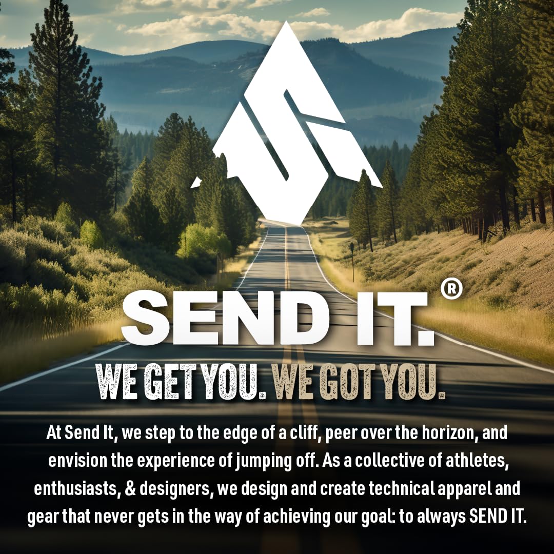 Send It. High Roller Tailgate Bike Pad V2 – Tailgate Pads for Trucks – Truck Bike Pad – Accessories for Mountain Bikers, BMX Bikes, Ebikes & More (Compact)