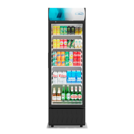 KoolMore MDR-9CP Display-Refrigerator, 9 cu.ft. Single Swing Door, Black