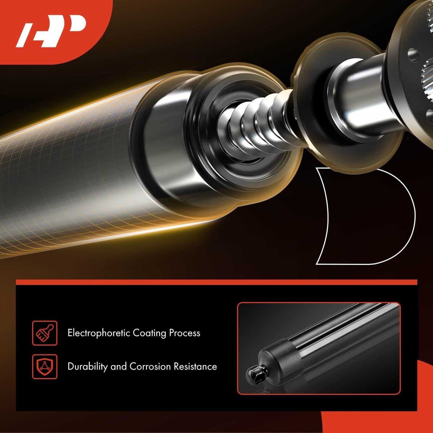 A-Premium Rear Power Hatch Lift Support Compatible with Land Rover Models - Range Rover Sport L320 Series 2012 2013, Sport Utility Electric Rear Tailgate Lift Struts Liftgate Actuator
