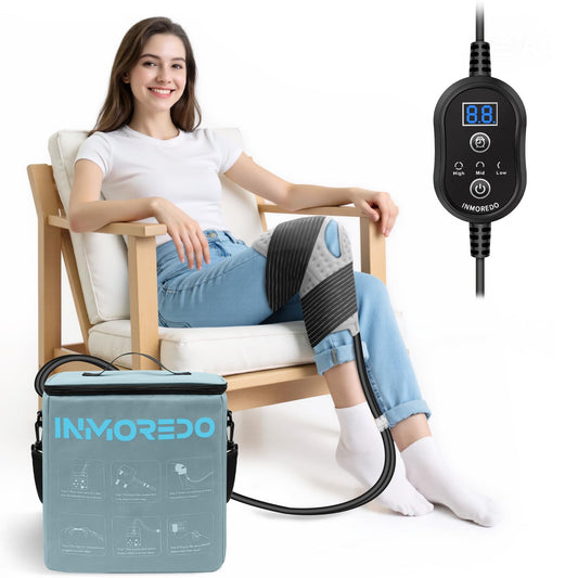 Cold Therapy Machine, Programmable Ice Therapy Machine for Knee After Surgery, Knee Replacement Recovery, Cryotherapy Pain Relief System, Compression Pad for Shoulder, Arm, Hip, Ankle