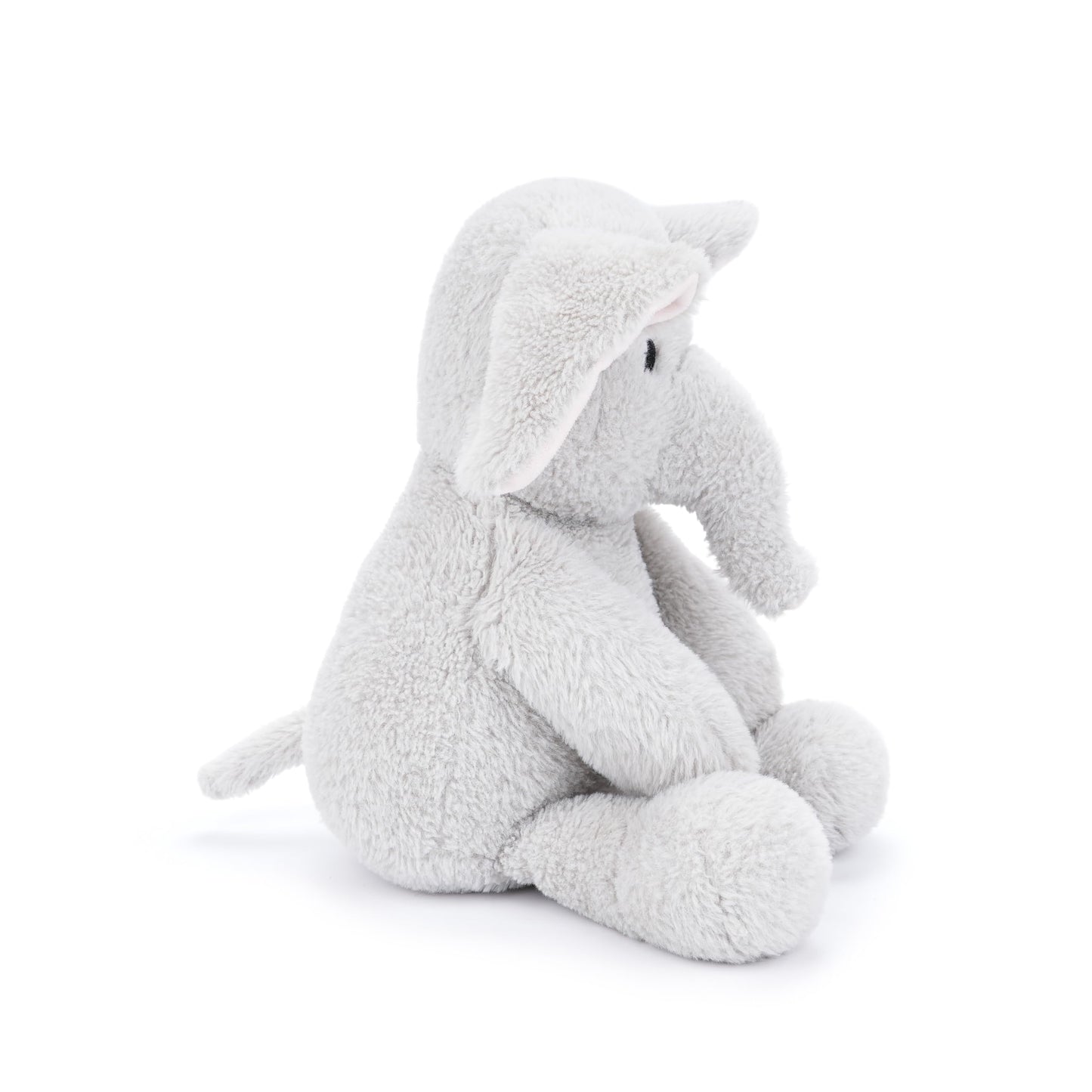 WEIGEDU Elephant Teddy Bear Stuffed Animals Plush Elephant Toys with Pink Ears Nose for Girls Boys Kids Babies Shower Bedtime Gifts, 15.7"