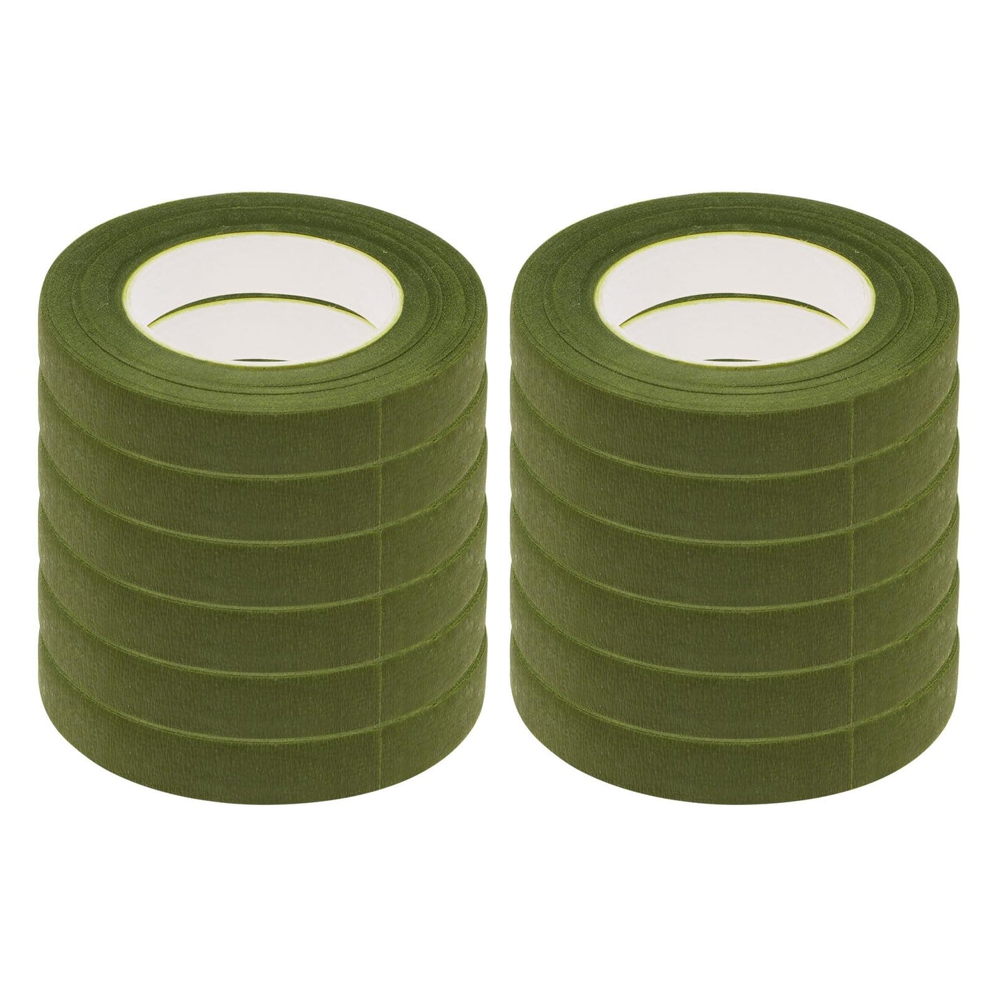 HARFINGTON 12 Rolls Floral Tapes 1/2 Inch 30 Yards Flower Adhesive Waterproof Tape for Floral Arranging Wedding Bouquet Wrap Craft Florist Tape, Grass Green