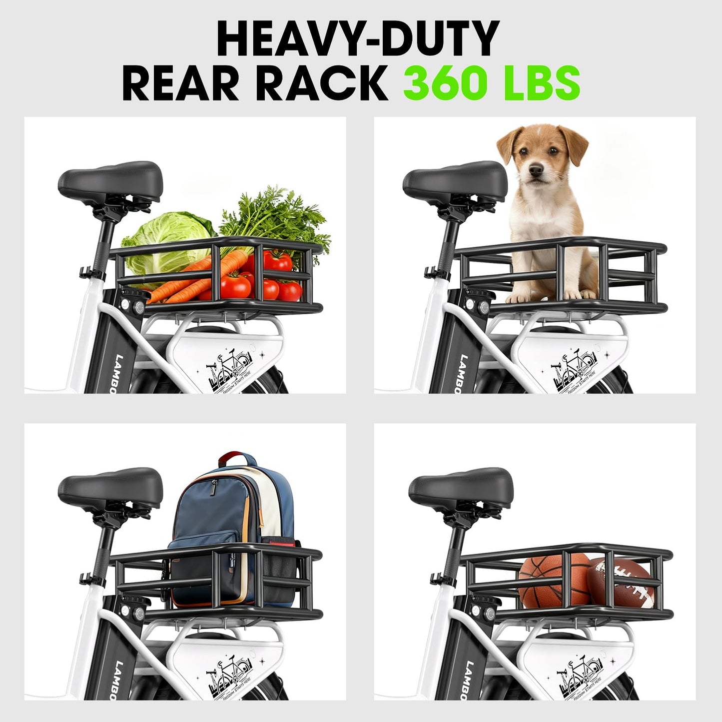 Electric Bike for Adults - 1000W Peak Motor Ebike with 48V 15Ah Removable Battery, 20" Fat Tire | 7-Speed | Step-Thru Commuter Electric Bike, 24 MPH Max Speed | 70 Miles Range | Adult Electric Bicycle