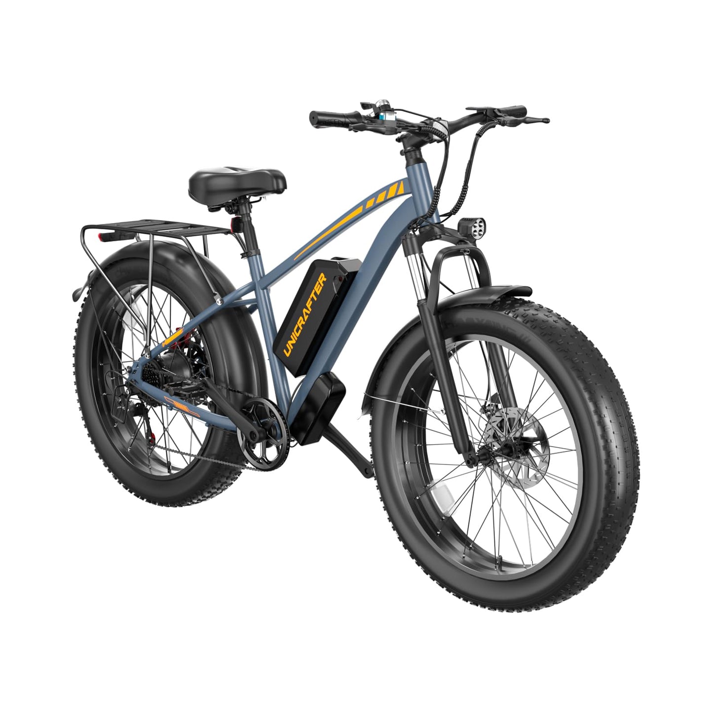 Electric Bicycle for Adults, 1500W Peak Motor 30 MPH 60 Miles Fat Tire E Bike with 48V 18.2Ah Removable Battery 26" Electric Bike Hydraulic Disc Brake and 7-Speed Motorcycle,UL 2849 Certified