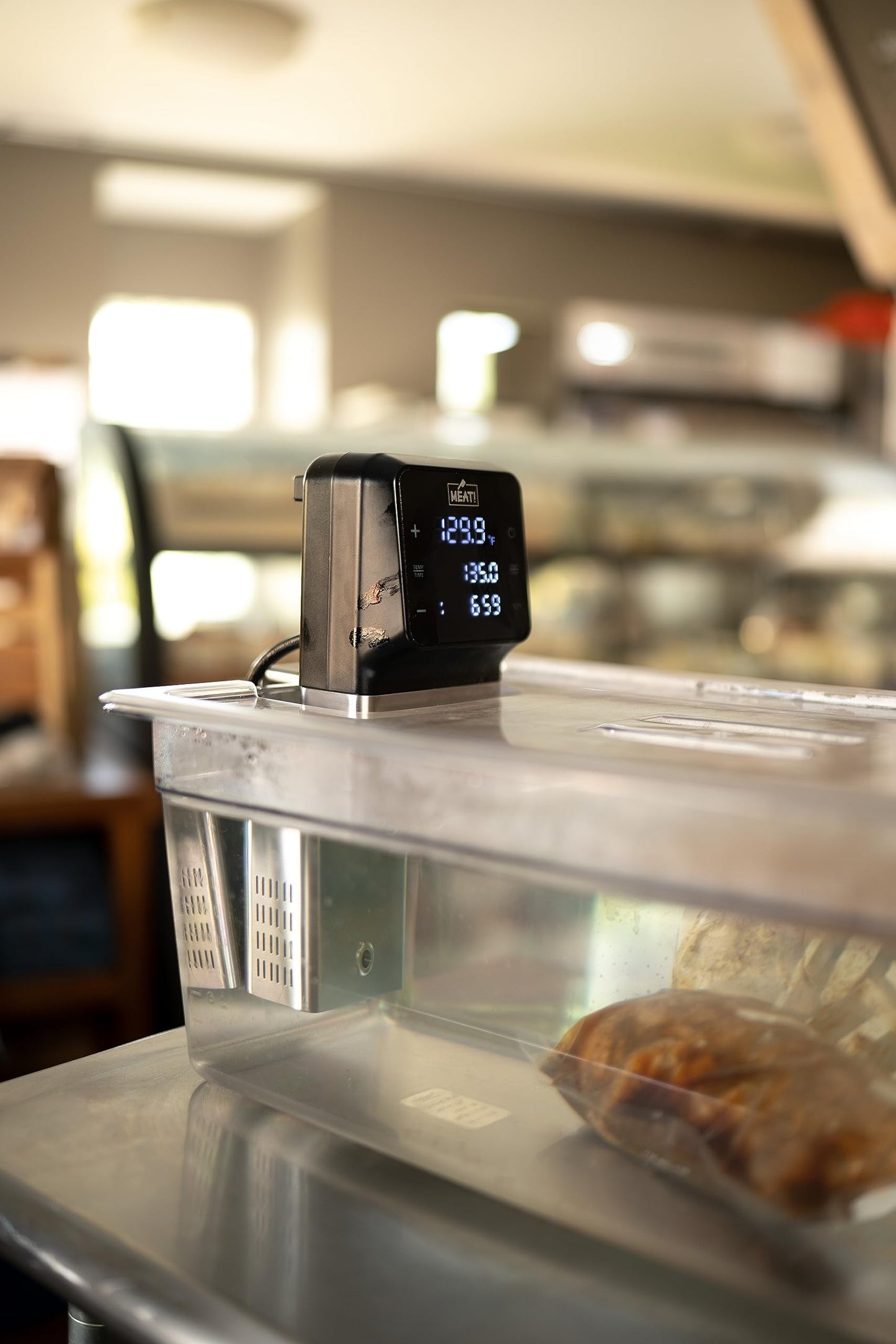 MEAT! Sous Vide 10 Commercial Grade Quality Cooker with a 10 Gallon Cooking Capacity for Vacuum-Sealed Meat or Vegetables