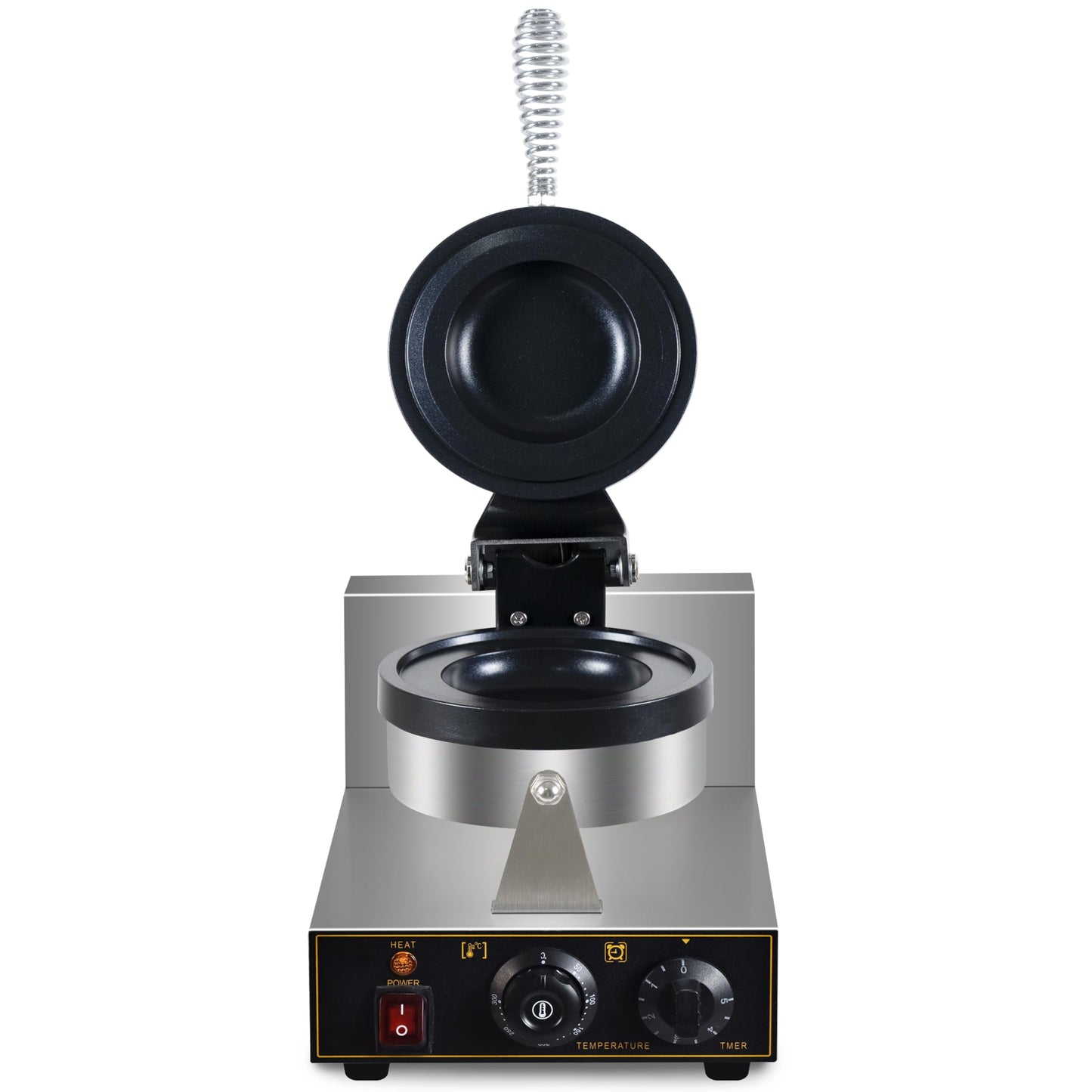 1300W Ice Cream UFO Burger Maker, Burger Waffle Maker, Hamburger sandwich machine Non-stick Panini press waffle machine, Non stick pan coating, stainless steel body, with temp and timer control.