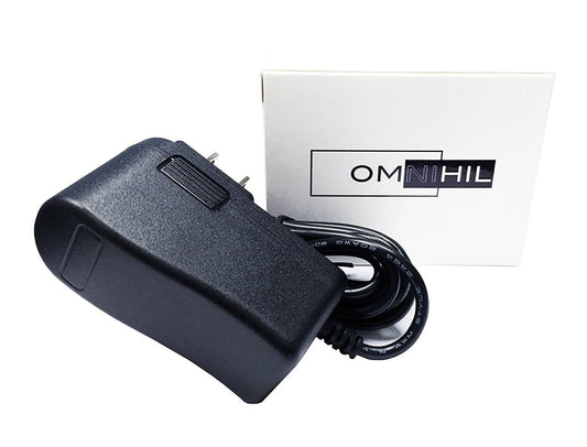Omnihil AC/DC Power Adapter Compatible with iPong V300 Table Tennis Training Robot