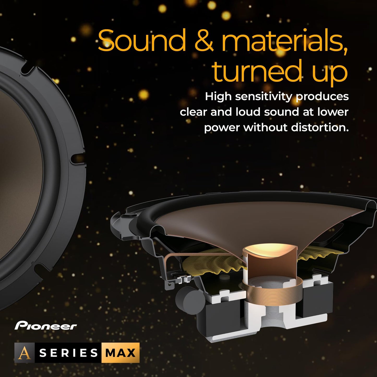 PIONEER A-Series MAX TS-A693CH 6” x 9” 2-Way Speakers (Pair) – 460W Max, Balanced Sound + Smooth Treble, Enhanced Bass, Ideal Factory Upgrade, Installation Adaptors Included