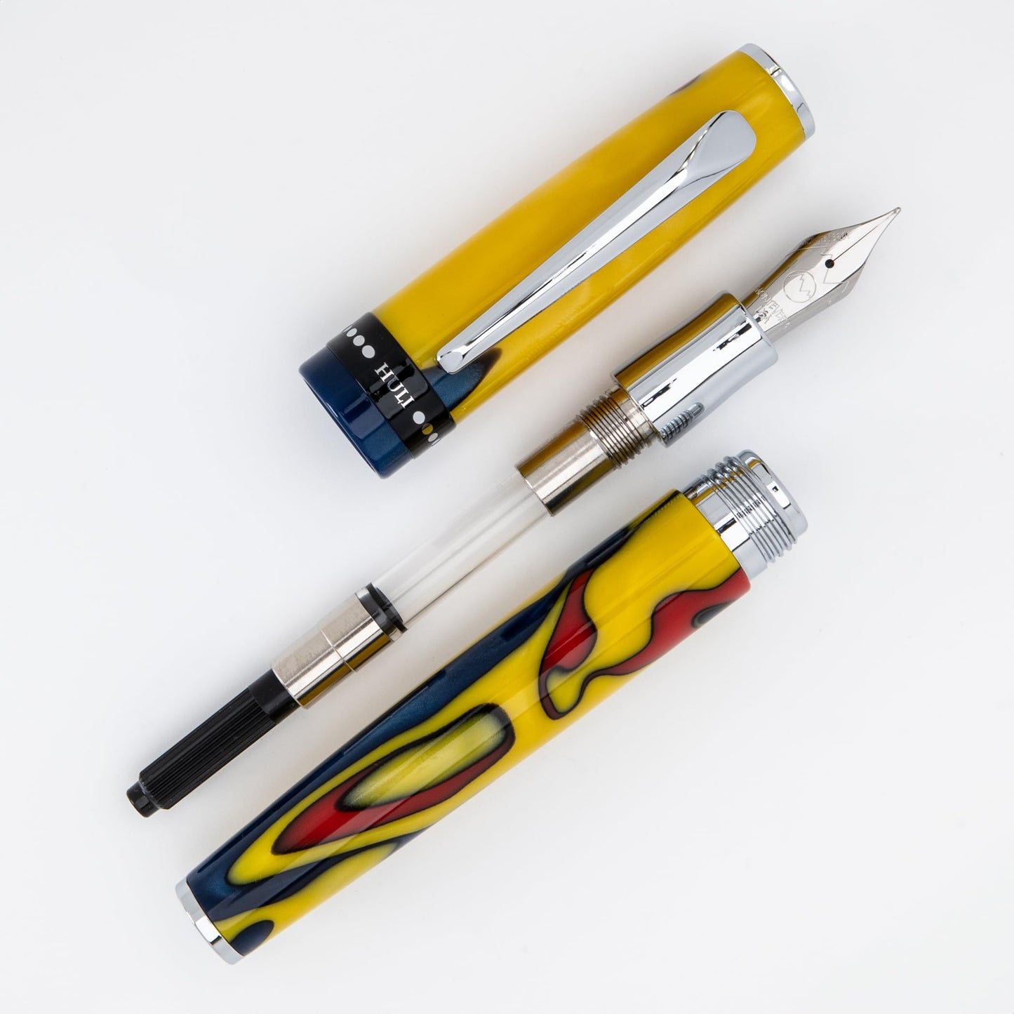 Monteverde USA People of the World Huli Fountain Pen – Omniflex Nib with 15ml Ink Bottle – Luxury Writing Instrument Celebrating Global Culture & Collectible Craftsmanship
