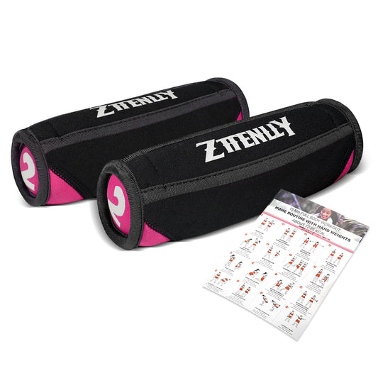 ZTTENLLY Hand Weights Sets for Walking - Comfort Fit - 1lb, 2lbs, and 3lbs Soft Walking Weights sets for Women & Men in Physical Therapy, Jogging, Running, and Aerobics