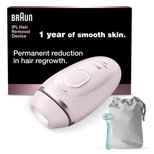 Braun IPL Mini, Silk·Expert Mini, IPL Hair Removal for Women and Men, Permanent Laser Hair Reduction At-Home, IPL1111