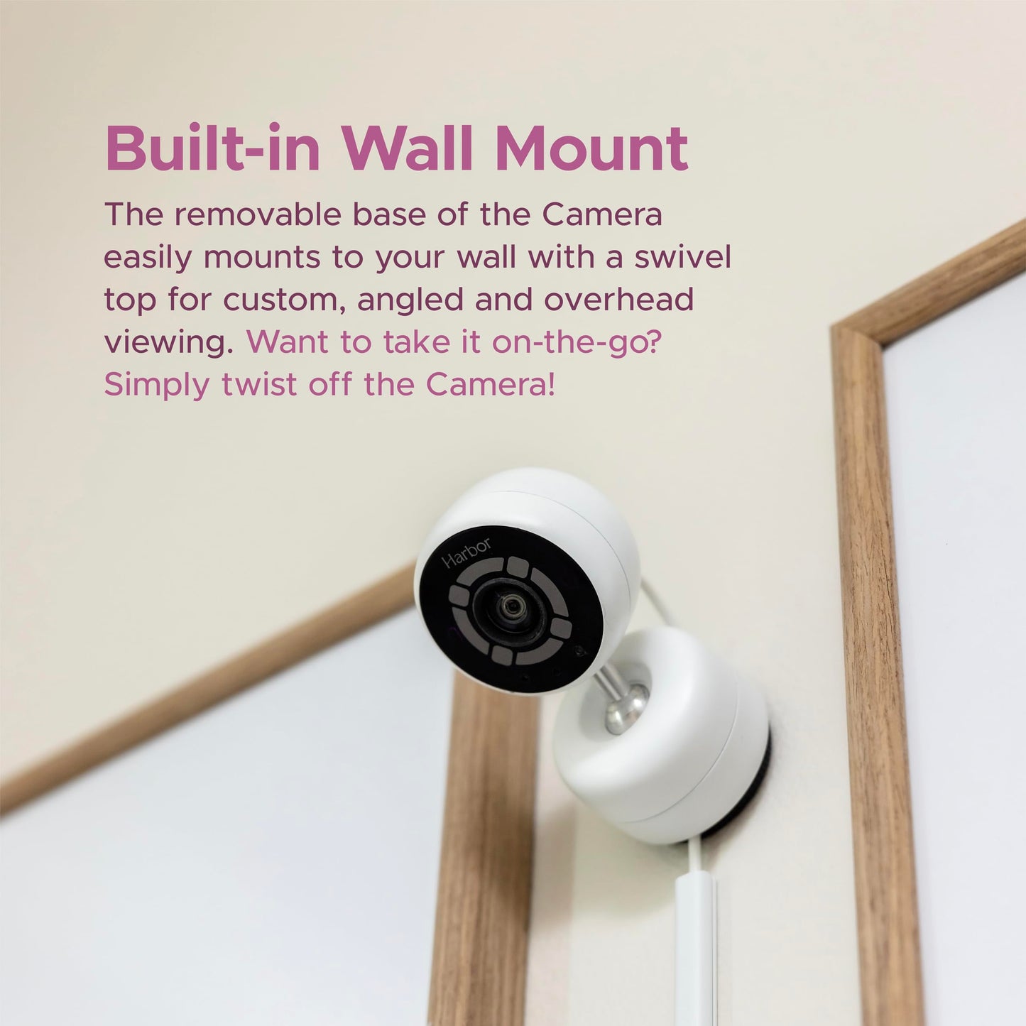 Harbor Smart Baby Monitor with 10” Tablet - The Most Reliable Way to Monitor Your Baby with or Without Internet - Private & Secure - Travel Friendly - Supports 2+ Cameras - Lifetime Membership