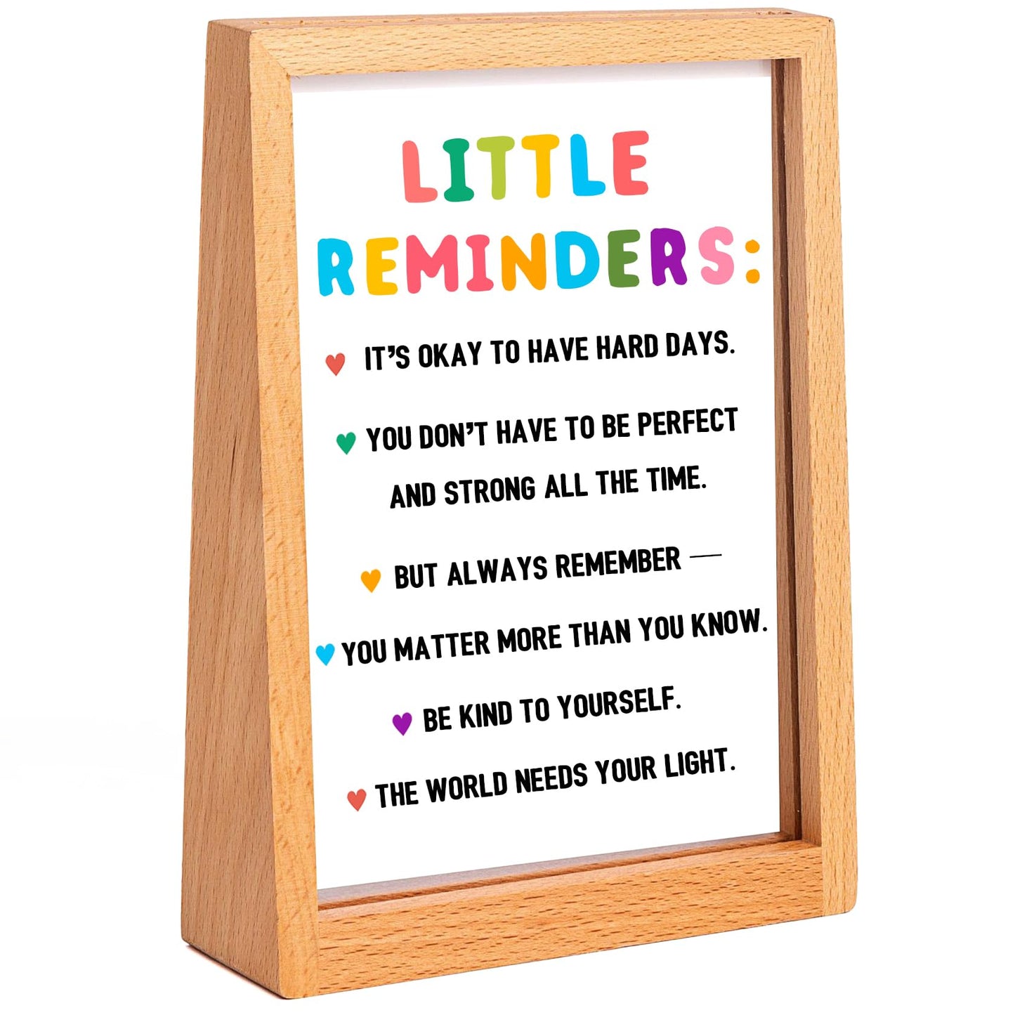 Motivational Gifts for Women - Encouragement Gifts for Women Motivational Quote Desk Sign, Positive Affirmation Office Decor, Coworker Gift, Desk Accessories, Home & Office Decoration