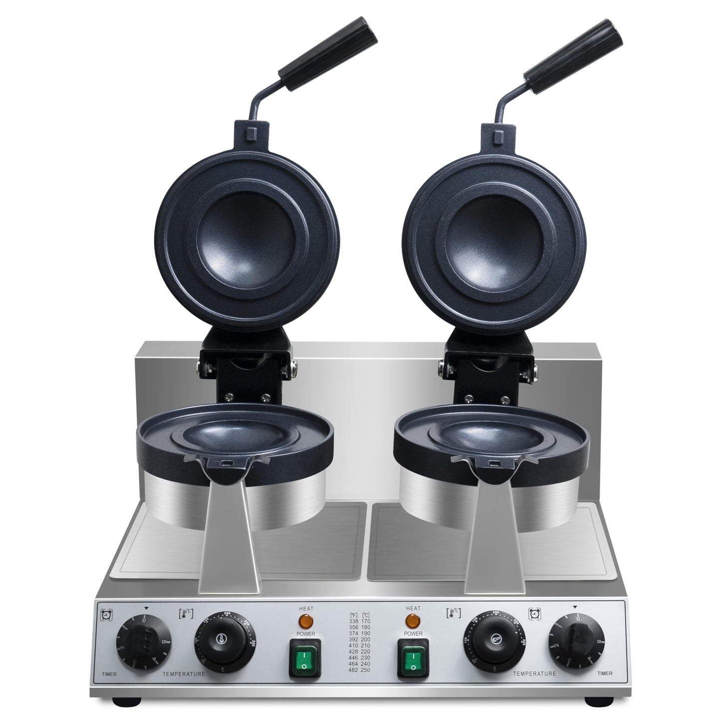 Ice Cream Burger Maker,double UFO Burger Maker,180°Rotating Ice Cream Filling Waffle Maker,Hamburger Waffle Maker Sandwich Press Non-stick Panini press waffle machine 2600W Gelato Panini Press machine