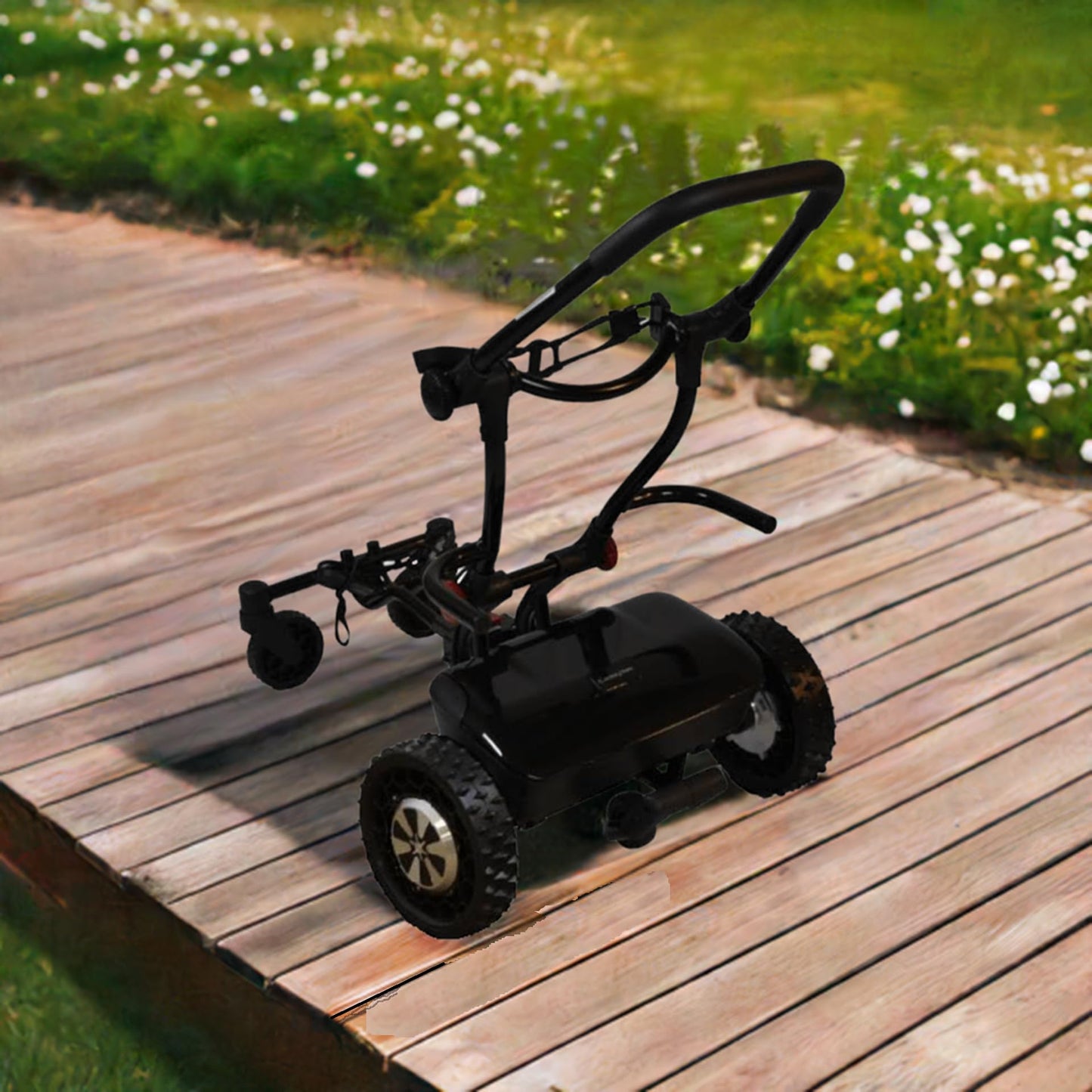 CaddyTrek R2 Electric Golf Follow Cart (Black)