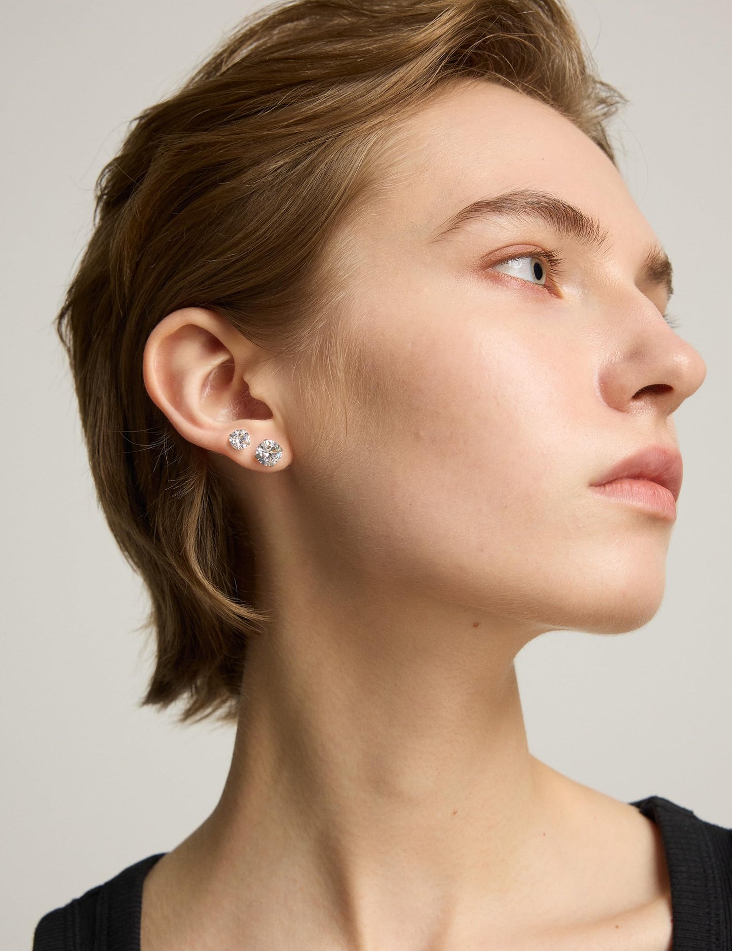 5 Pairs Earrings Sets Titanium Hypoallergenic Cubic zirconia Earrings for Women Helix Cartilage Tragus Women Jewelry