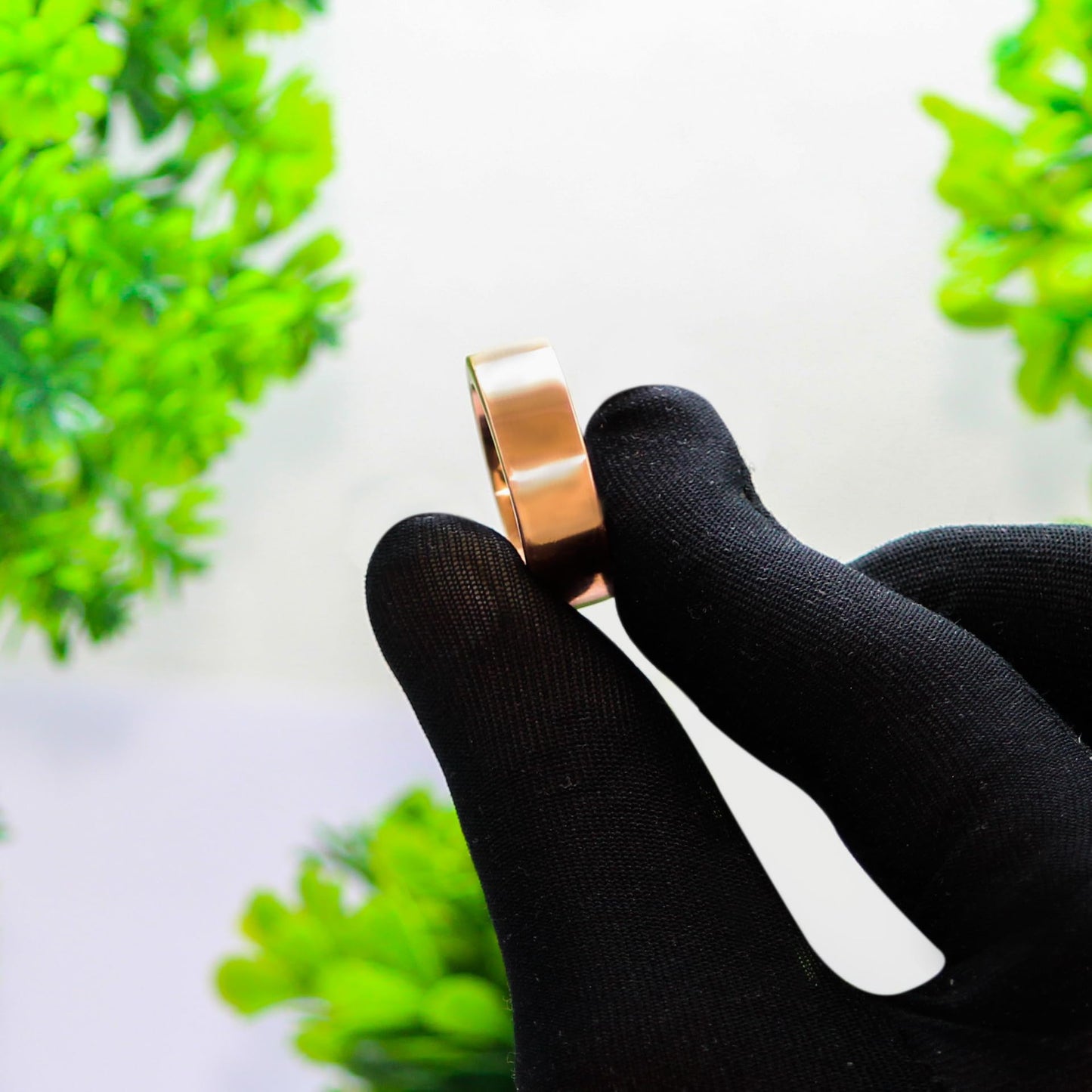 Krishnaa Jewels Pure Copper Handcraftede Natural Healing 2mm Heavy Thick Ring Ethnic Jewelry for Men and Women (3.5)