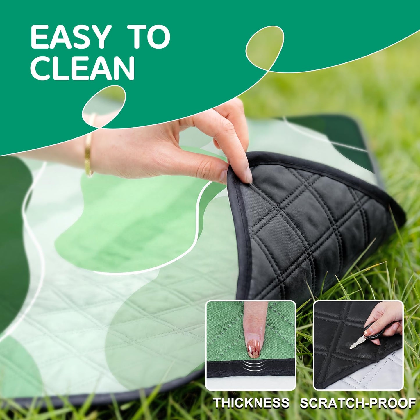 Waterproof Beach Blanket Picnic Outdoor Camping Mat Oversized Extra Large Foldable Sandproof Sand Free Resistant Big XL Giant Towel Hawaii Honeymoon Essentials Women Summer Must Have Vacation Gift