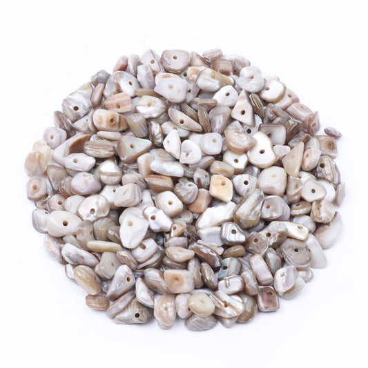 500 pcs Natural Chip Stone Beads Multicolor 5 mm to 8 mm Irregular Gemstone Healing Crystal Loose Rocks Bead Hole Drilled DIY for Bracelet Necklace Earrings Jewelry Making Craft