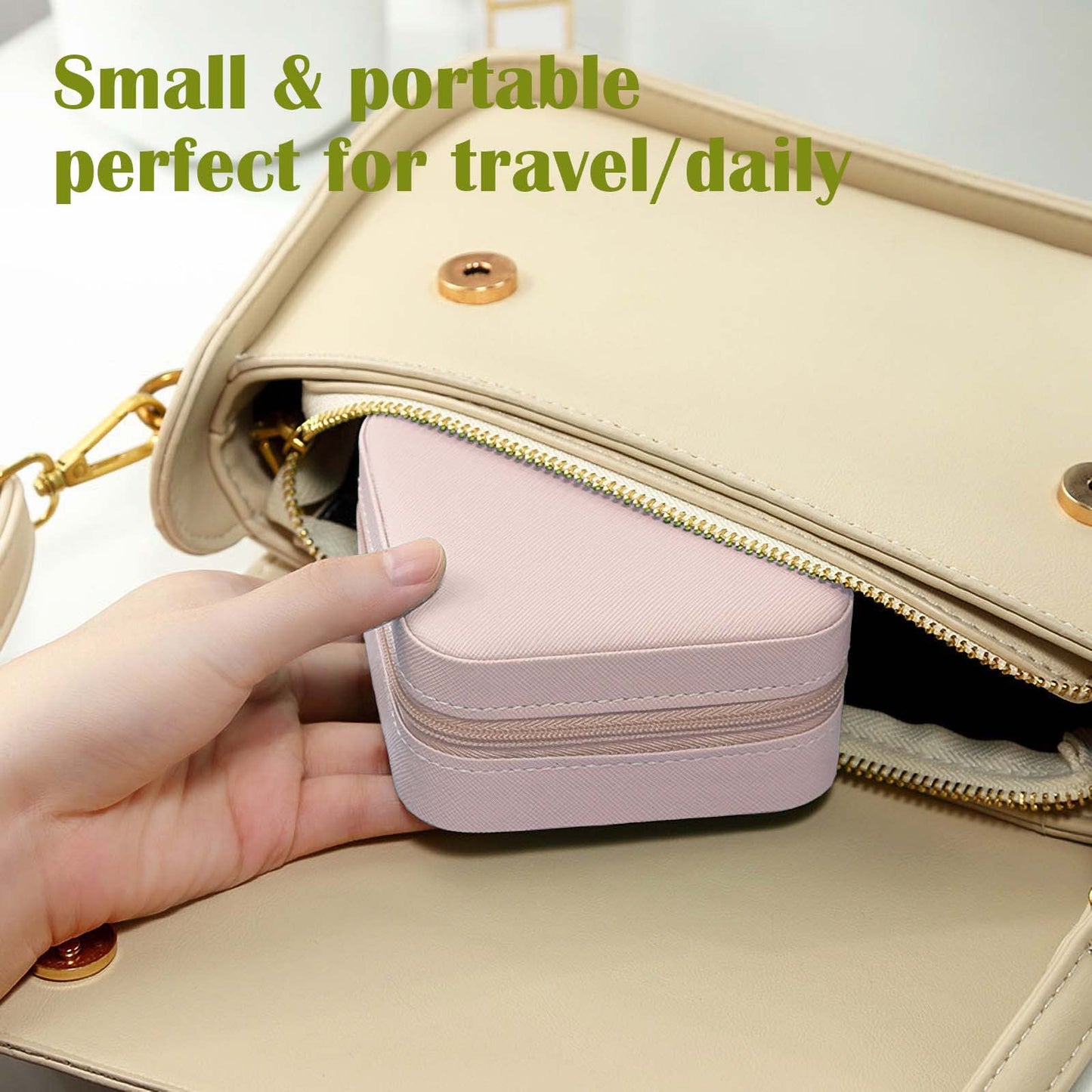 CIPIDI Travel Jewelry Case Bridesmaid Gifts Box,12 Pack Small Jewelry Box Mini Jewelry Organizer,PU Leather Portable Earring Storage Box for Women Girls Bridesmaid Proposal Gifts