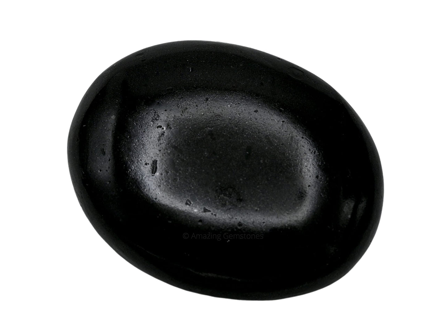 Black Tourmaline Crystals and Healing Stones - Large Palm Stone Crystals Piedra - Crystal for Good Luck, Positive Energy, Meditation - Unique Stocking Stuffers and Birthday Gifts for Women, Men