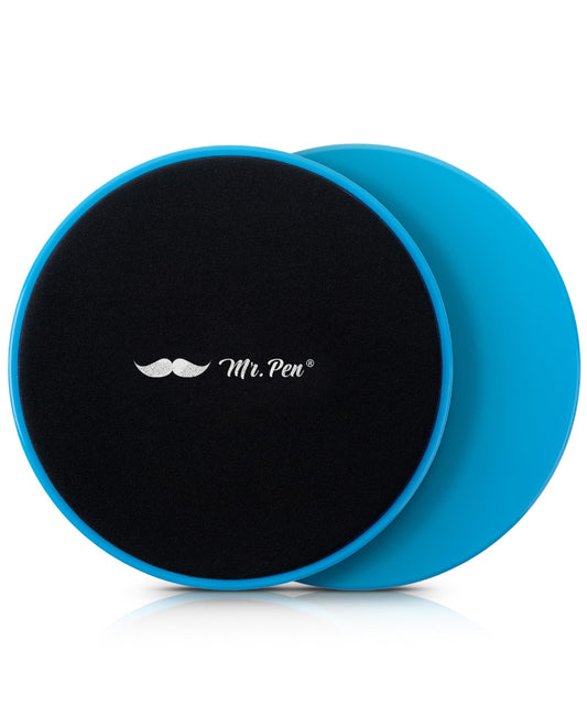 Mr. Pen- Core Sliders for Working Out, 2 Pack, Dual Sided, Workout Sliders Disc, Exercise Sliders Fitness Discs, Strength Slides, Fitness Sliders, Floor Sliders for Workout, Gliding Discs for Exercise