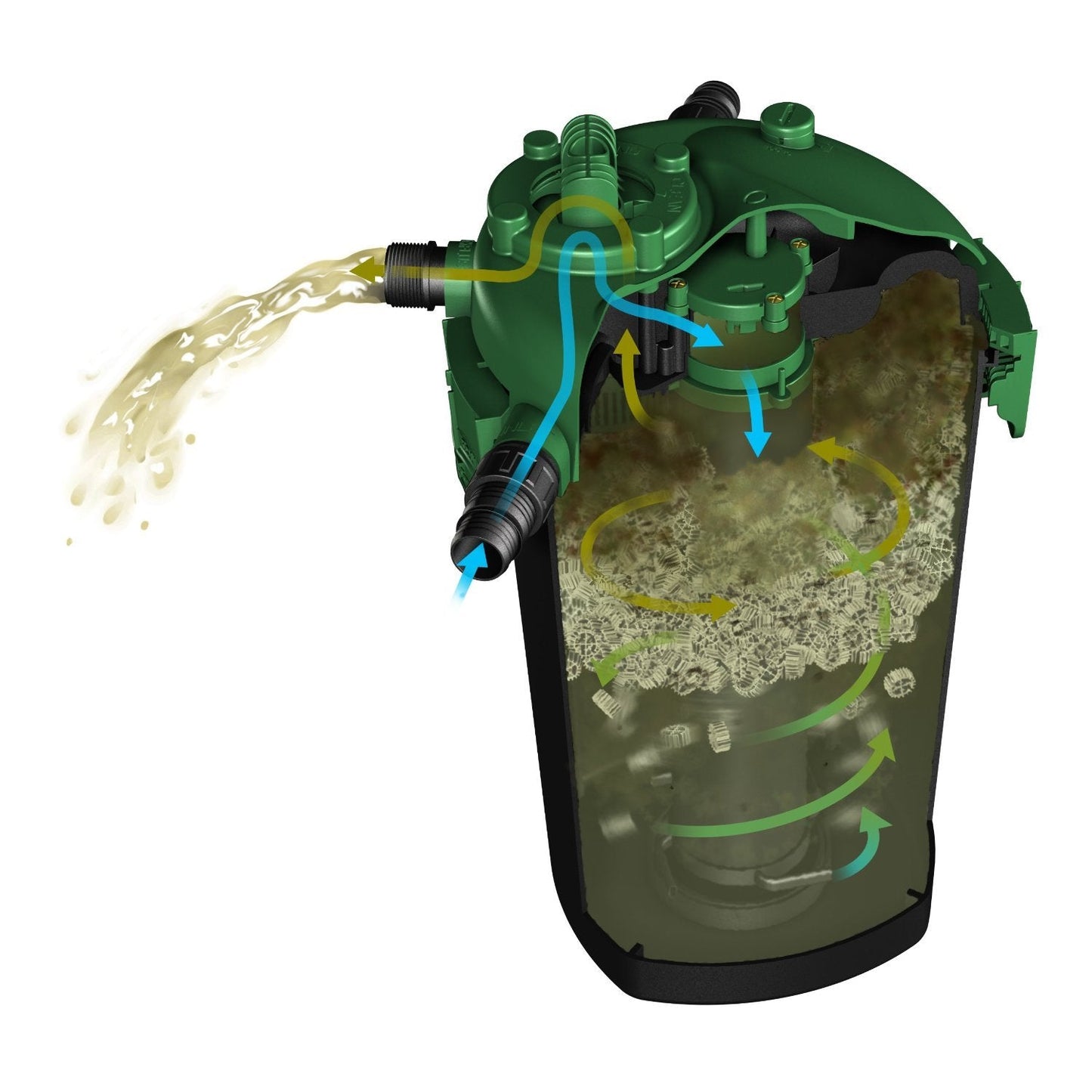 TetraPond Bio-Active Pressure Filter, For Ponds Up to 4000 Gallons